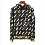 sweater homme fendi oversize ff find hoodie or noir